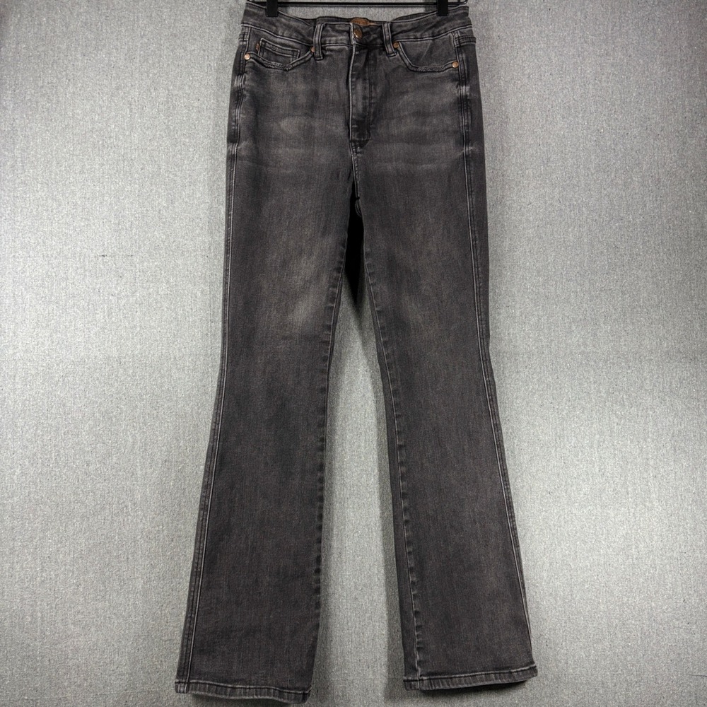 Judy Blue Bootcut Jeans Women 11/30 Black High Rise Stretch JB88787 BK-R